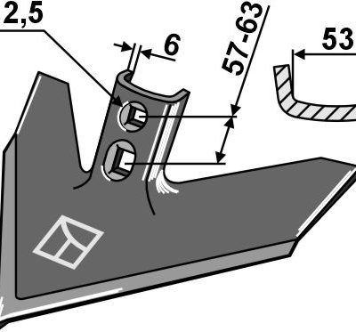Sweep 305mm