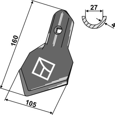 Standard share K45 105mm