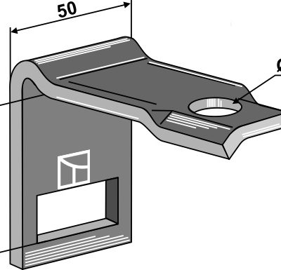 Clamp for  tine 32x10