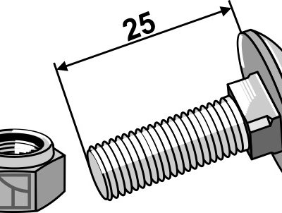 Bolt - M8 x 25