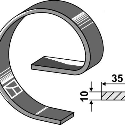 Outer tine