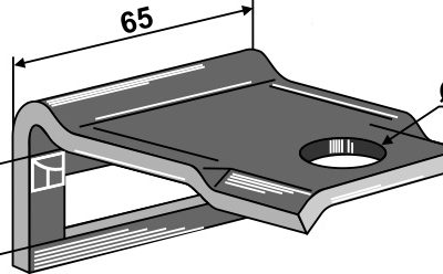 Clamp for  tine 45x10