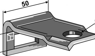 Clamp for  tine 32х10