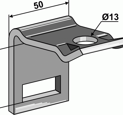 Clamp for tine 32x12