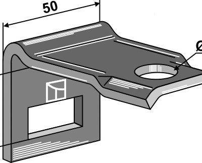 Clamp for  tine 32x10