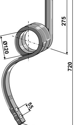 Track eradicator tine