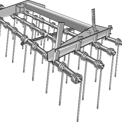 Mounted heavy harrow - 2000