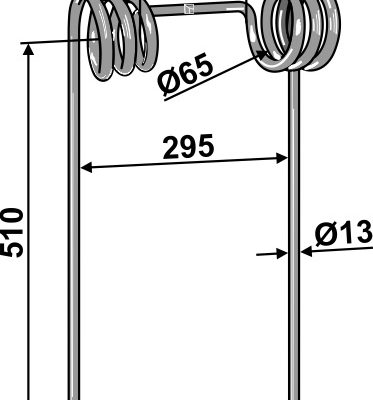 Straw tine Ø13mm