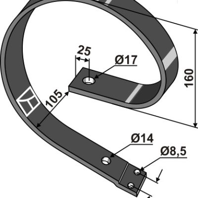 Inner tine