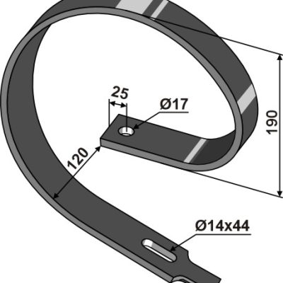 Outer tine