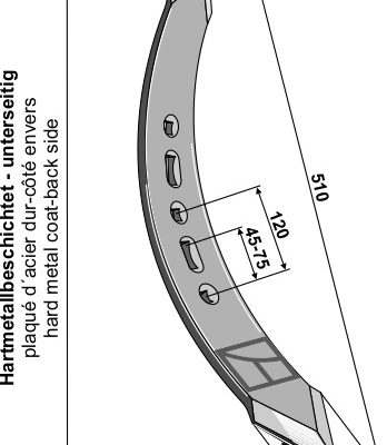 Twisted stubble point - right model