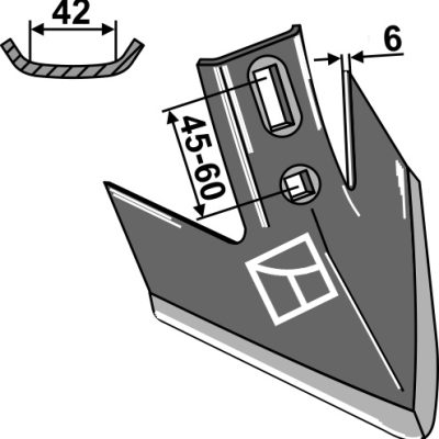 Kverneland-Turbo-sweep 180mm