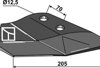 Replacement wing - right