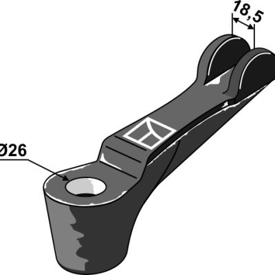 Shank protector - right