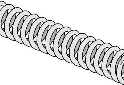 Pressure spring 21x78x570