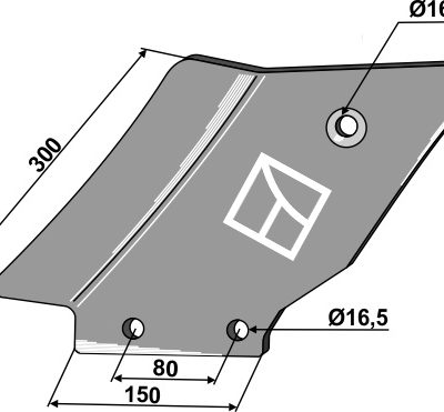 Counter-tine, left model