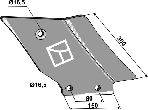 Counter-tine, right model