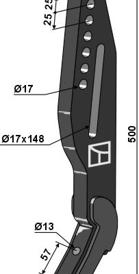 Subsoiling shank SL/ST