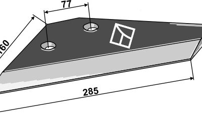 Replacement wings - left (new model)