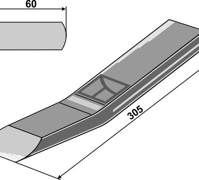 Welding-point for in-depth chisel