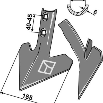 Sweep 185mm