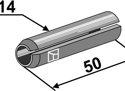 Dowel pin Ø14x50