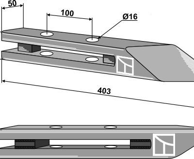Bison point - left model