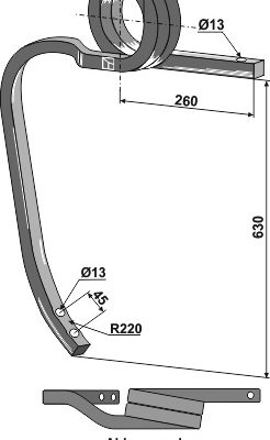 Double coil spring