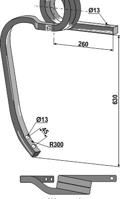 Double coil spring