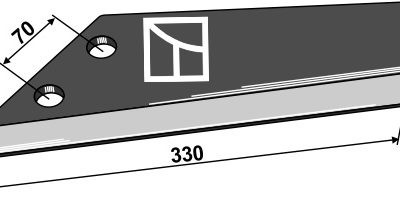 Replacement wings - typ Becker - conventional model, left