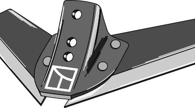 Stubble share 480mm - conventional model