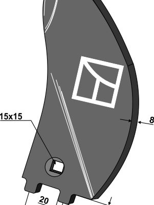 Guideboard - left model