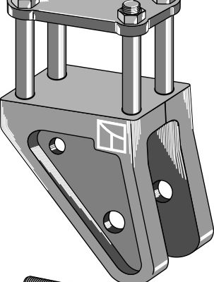 Holder compl. with stud bolt and bolt