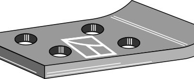 Ledge plate