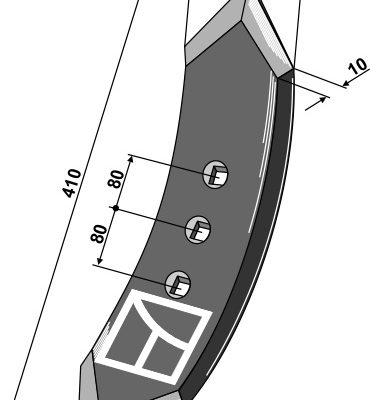 Centre stubble point