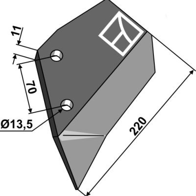 Replacement wings - left