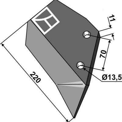 Replacement wings - right