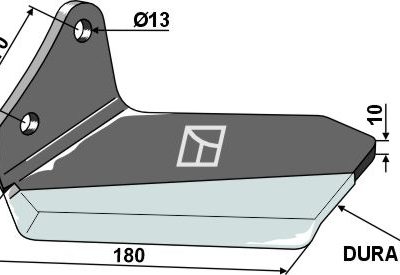 Replacement wing DURAFACE - left - Delta Flex