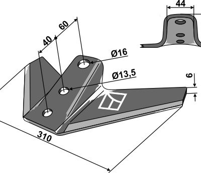 Sweep 310mm