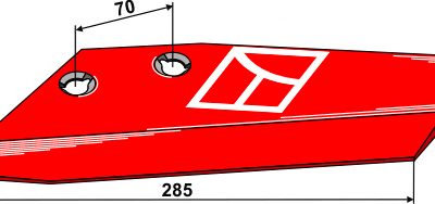 Replacement wing - left