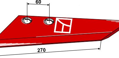 Replacement wing - left model