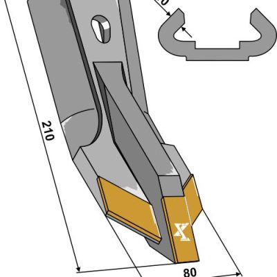 Replacement tip - Hard metal