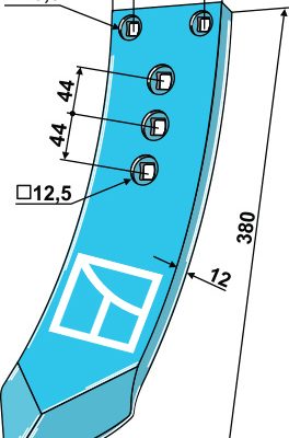 Centre stubble point
