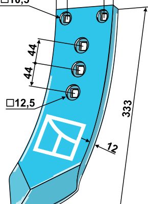 Centre stubble point