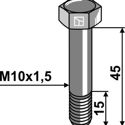 Shear bolt M10 without nut