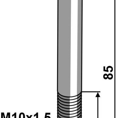 Hexagon bolt M10x1,5x85 without nut