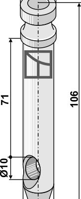 Top-link pins