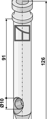 Top-link pins