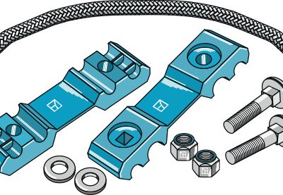 Universal securing device for tine
