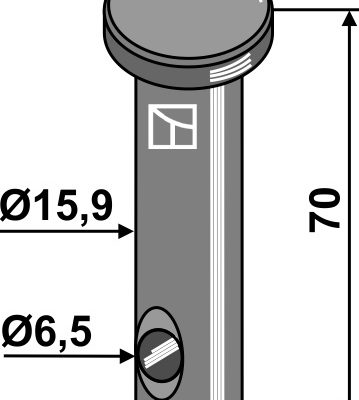 Bolt Ø15,9x70